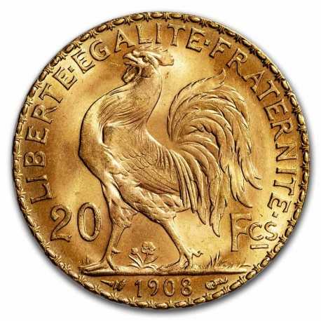 GOLD COIN 20 FRANCE NAPOLEON (ROOSTER) Mix Years